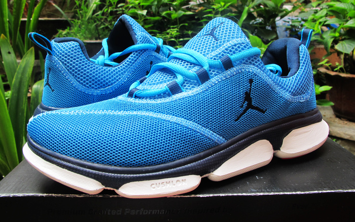 New Jordan Running Shoes Blue Black White