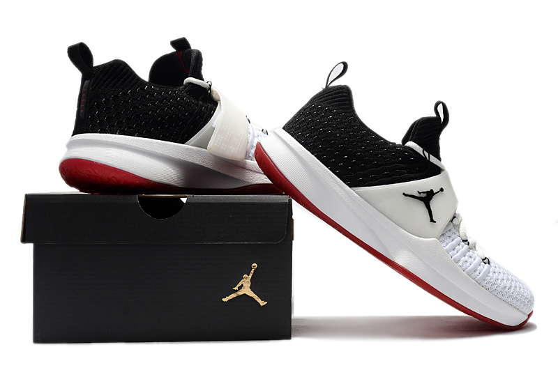 New Jordan Trainer II White Black Red - Click Image to Close