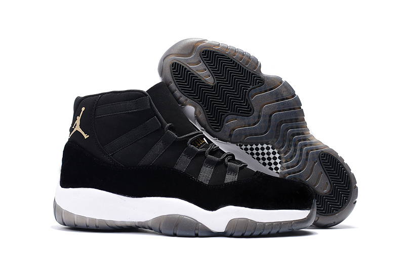 New Release Air Jordan 11 Velvet Heiress Black Shoes - Click Image to Close