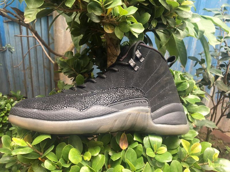 New Release Air Jordan 12 Owl Black Shoes