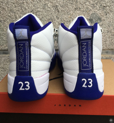 New Women Air Jordan 12 Low Cherry Purple Shoes - Click Image to Close