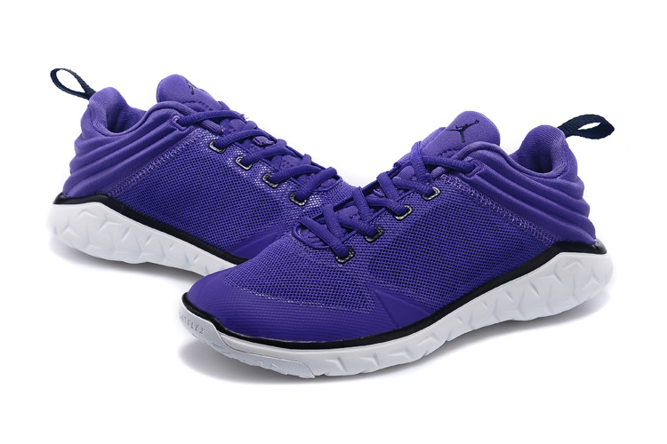 New Women Jordan Running Shoes Purple White