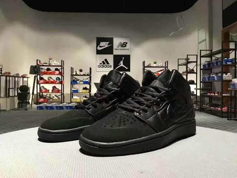 Newly Air Jordan 1 Retro All Black Shoes