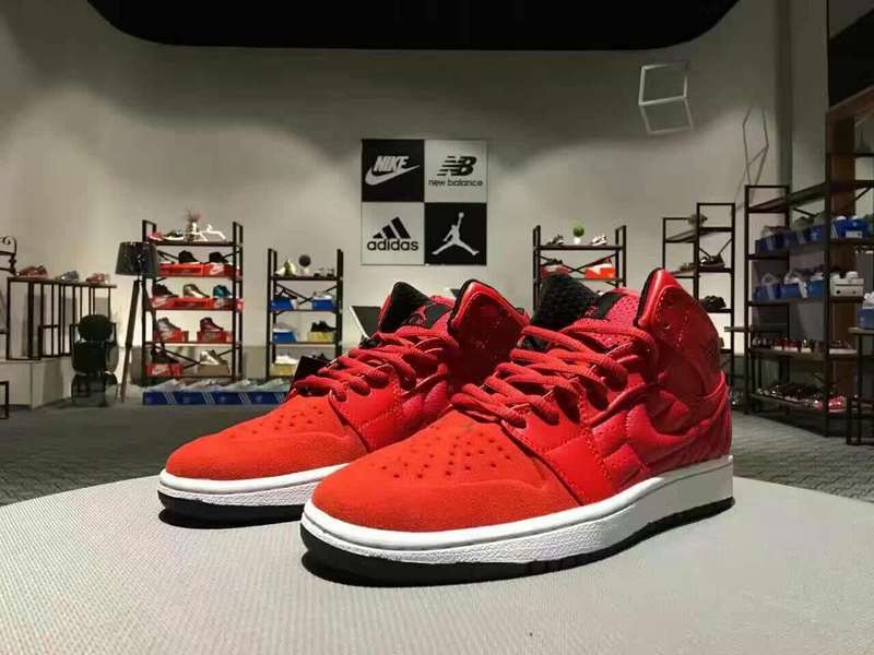Newly Air Jordan 1 Retro Red White Shoes