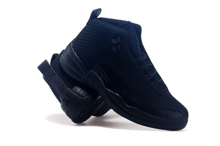 Newly Air Jordan 12 Future All Black Basketball Shoes