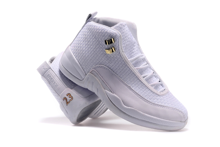 Newly Air Jordan 12 Future All White Basketball Shoes