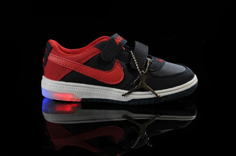 2013 Air Jordan Light Shoes Black Red For Kids