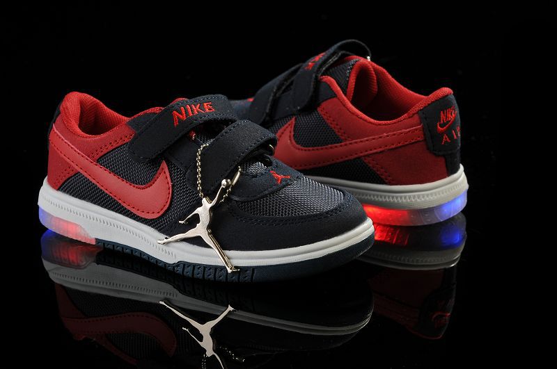 2013 Air Jordan Light Shoes Black Red For Kids