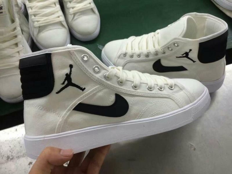 Women Nike Air Jordan Sky High OG White Black Shoes