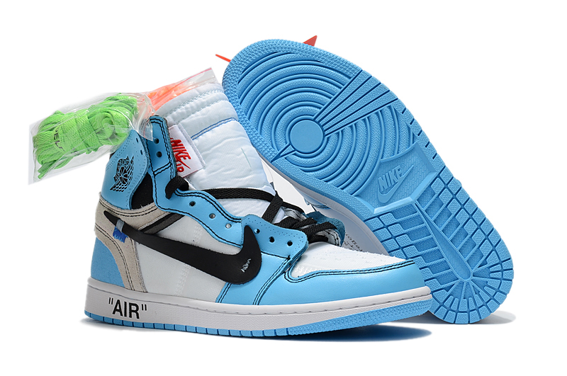 2018 Air Jordan 1 Blue Black Shoes - Click Image to Close