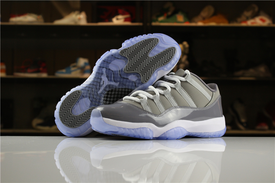 Original Air Jordan 11 Cool Grey Shoes - Click Image to Close