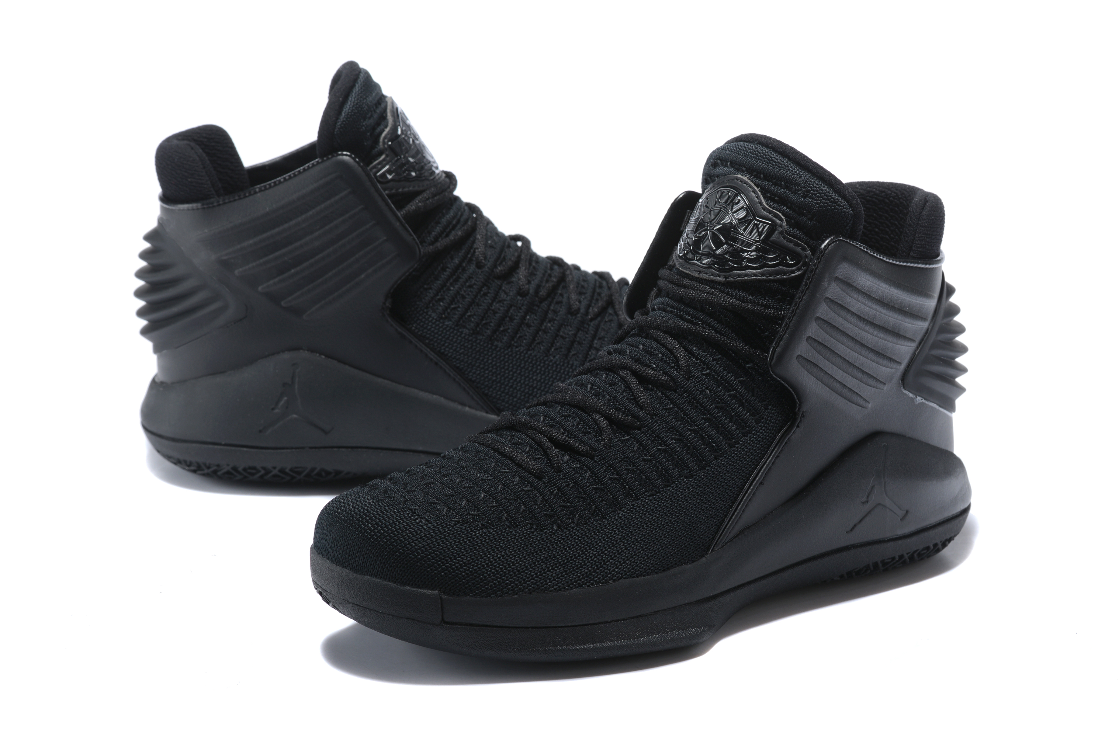 Original Air Jordan 32 All Black Shoes