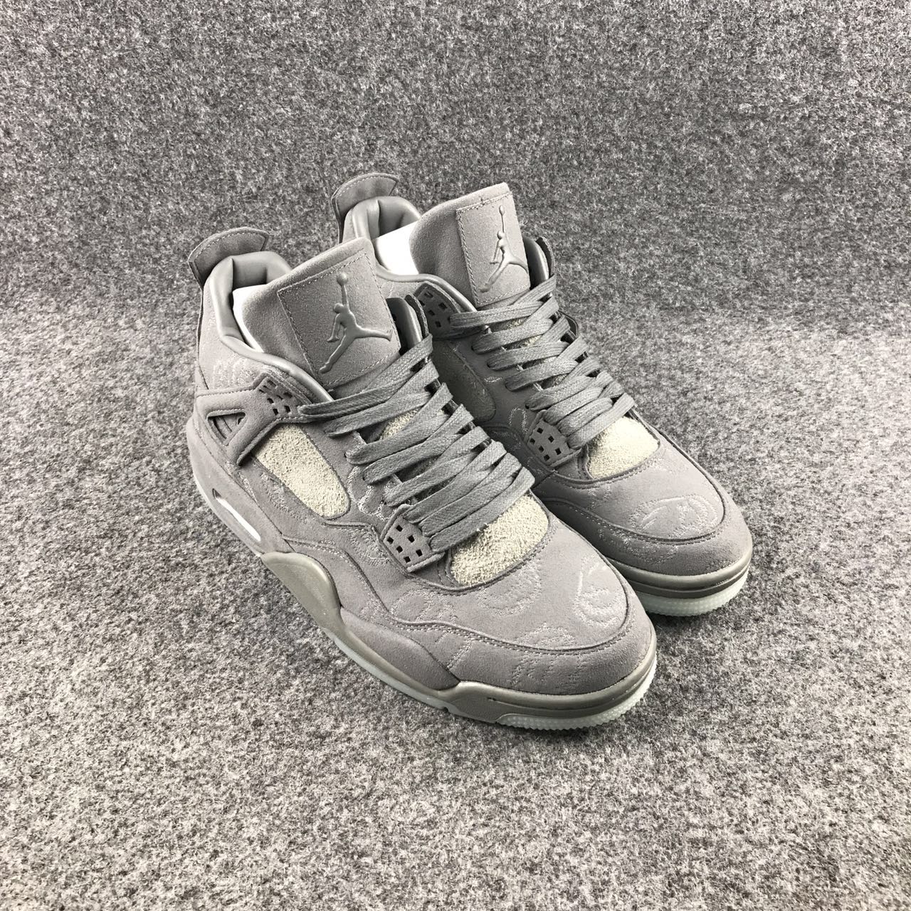 Original Air Jordan 6 KWAs Grey Sample Shoes - Click Image to Close