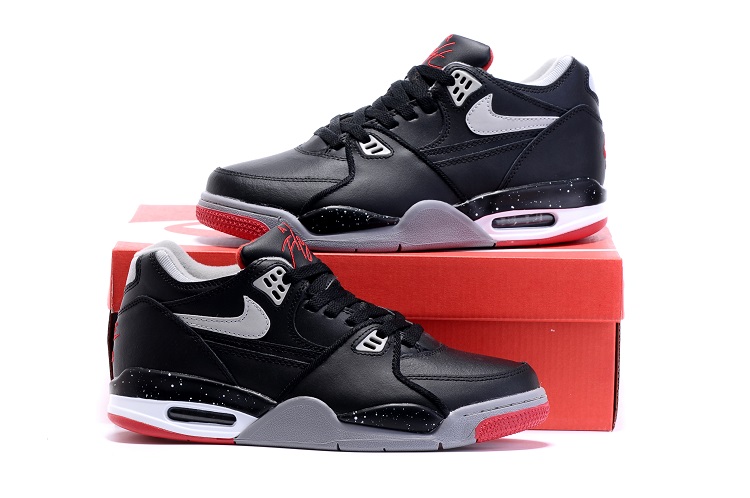 Original Air Jordan Flight 89 Black Red Shoes - Click Image to Close