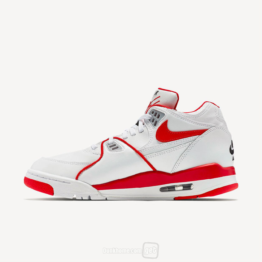 Original Air Jordan Flight 89 White Red Alternate Shoes - Click Image to Close