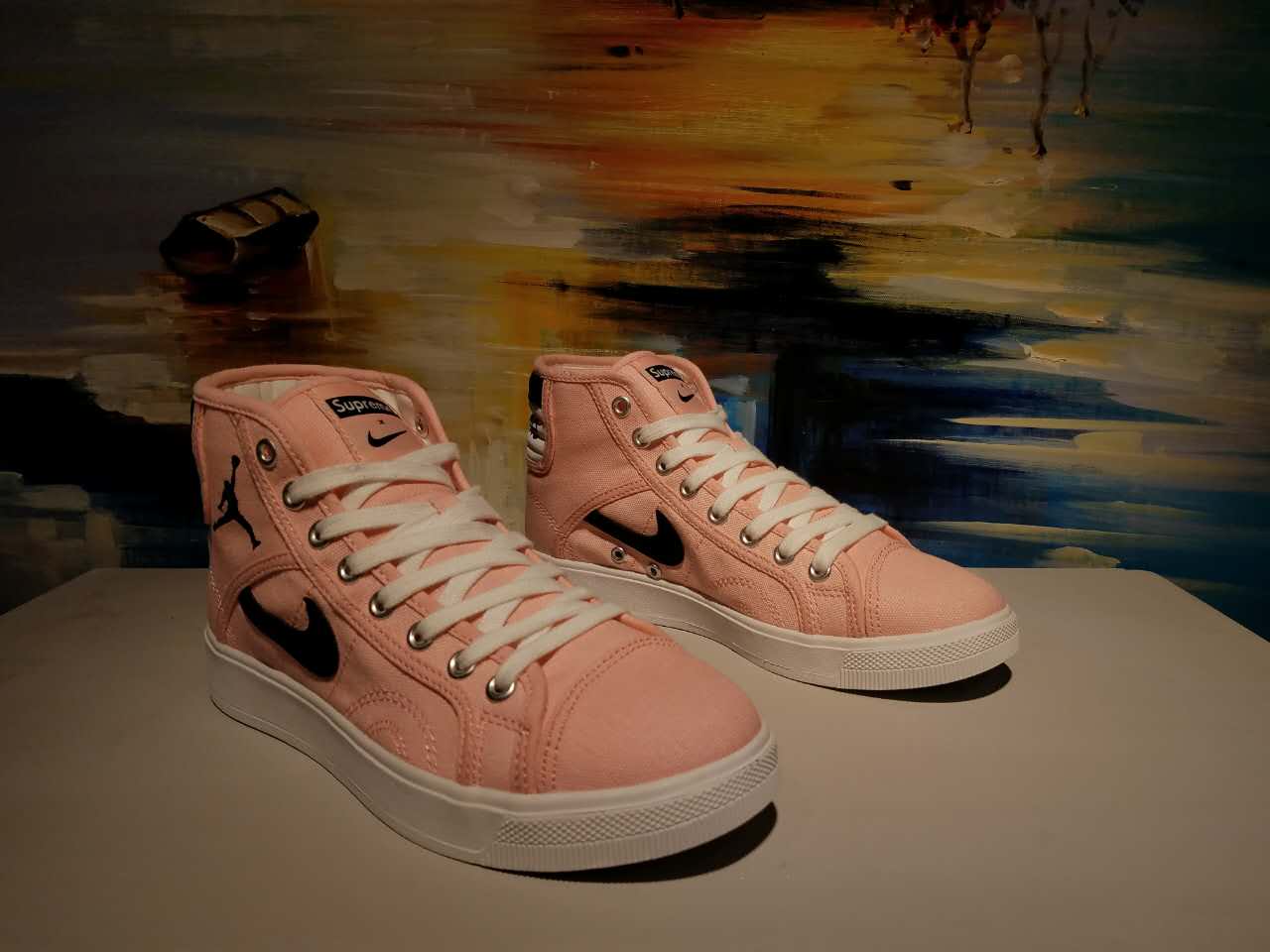 Original Air Jordan High Pink Shoes