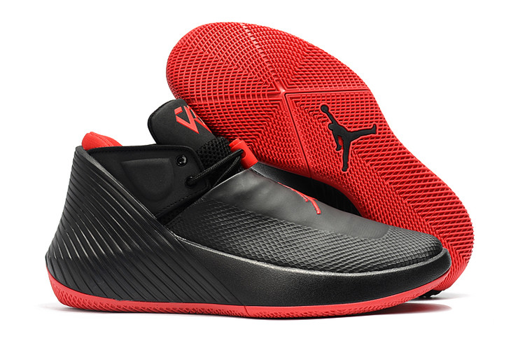 Original Air Jordan Westbrook 1 Black Red Shoes