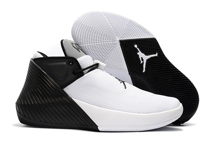 Original Air Jordan Westbrook 1 White Black Shoes - Click Image to Close