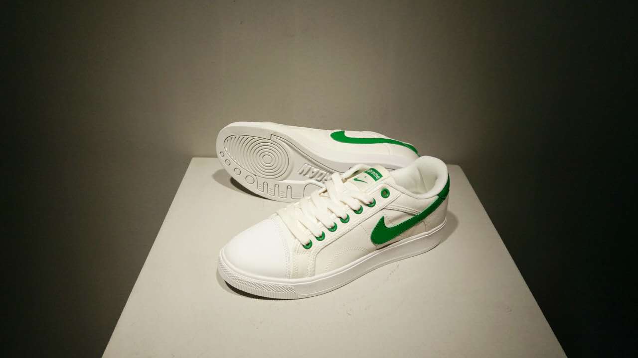 Original Air Jordan White Green Color Shoes
