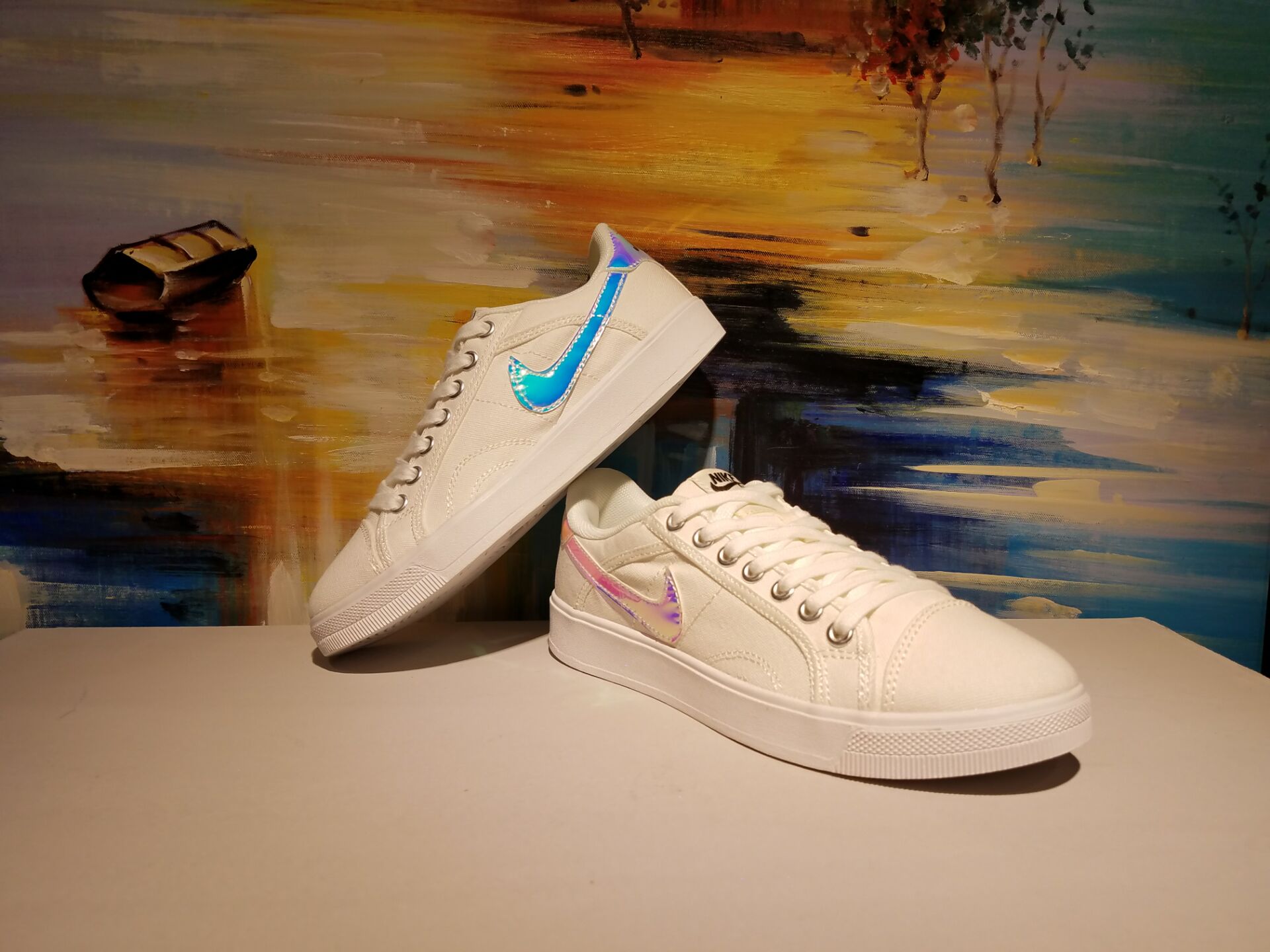 Original Air Jordan White Seven Color Shoes