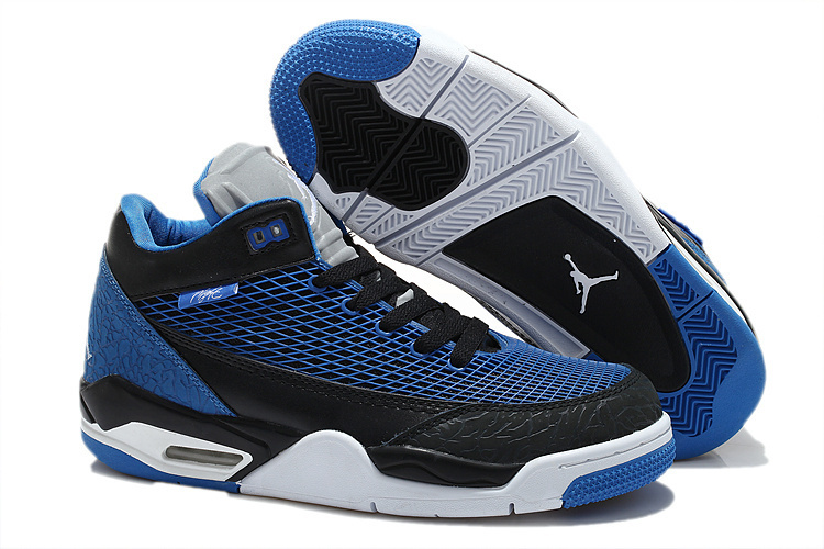 Special Air Jordan Flight Club 80S Dark Blue Black Shoes