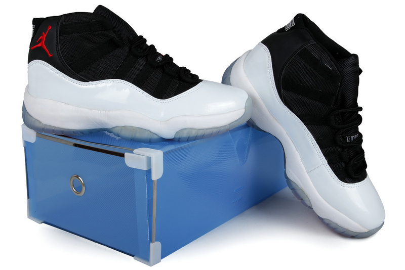 Summer Air Jordan 11 Black White Crystal Transparent Package