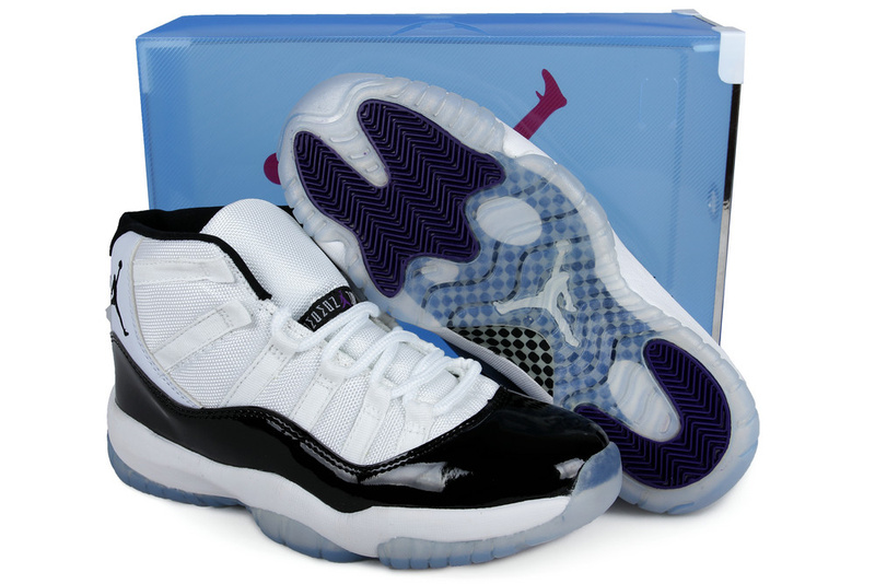 Summer Air Jordan 11 White Black Crystal Transparent Package