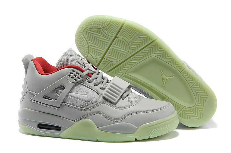 Trendy West Jordan 4 Grey Shoes - Click Image to Close