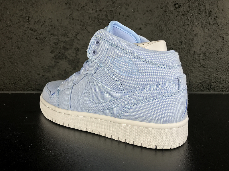 Women Air Jordan 1 Ice Blue Shoes