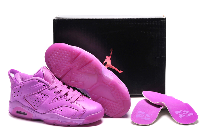 Women Air Jordan 6 Cool Pink Shoes
