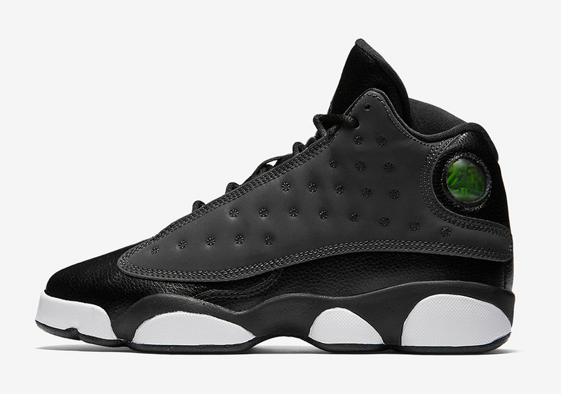 air jordan 13 gs black hyper peach white shoes