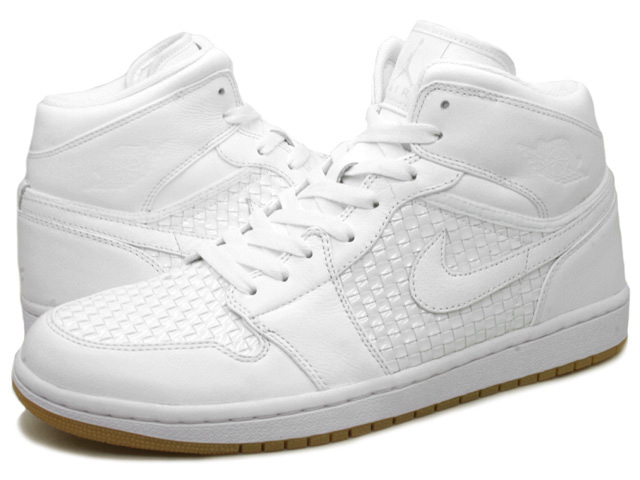 Jordan 1 Retro High Premier White Metallic Platinum Shoes - Click Image to Close