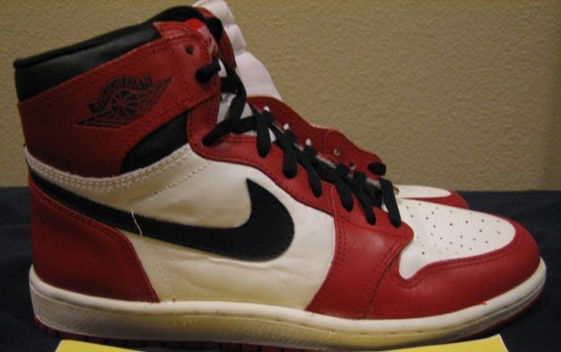 Air Jordan 1 1985 White Black Red White Shoes - Click Image to Close