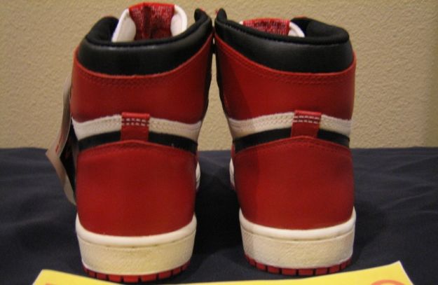 Air Jordan 1 1985 White Black Red White Shoes