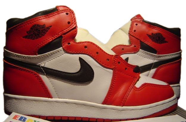 Jordan 1 Retro 1994 White Black Red Shoes - Click Image to Close