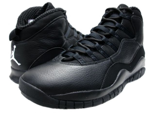 Jordan 10 Retro all black shoes