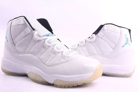 Jordan 11 Retro all white shoes - Click Image to Close