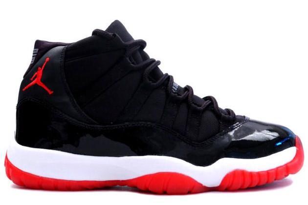 Jordan 11 Retro black varsity red white shoes - Click Image to Close