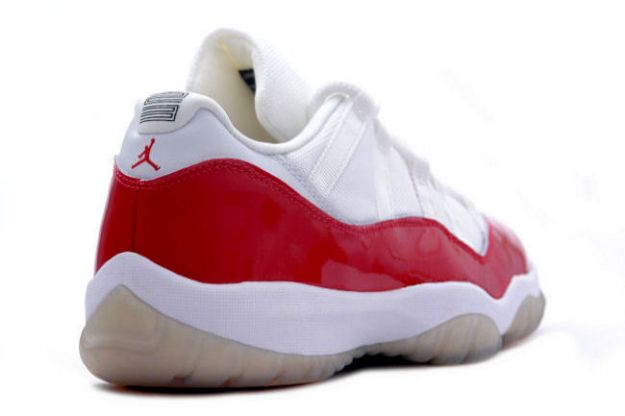 Jordan 11 Retro low white varsity red shoes - Click Image to Close