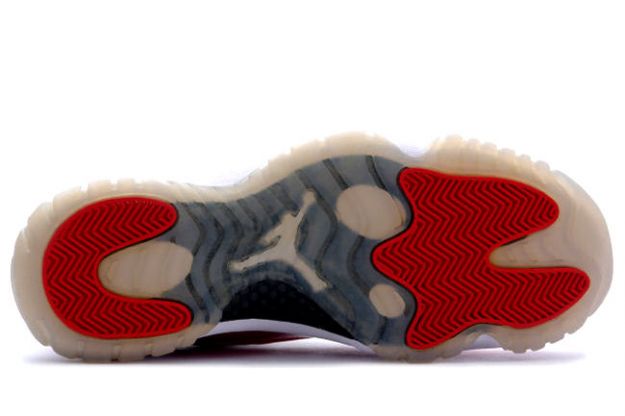 Jordan 11 Retro low white varsity red shoes - Click Image to Close