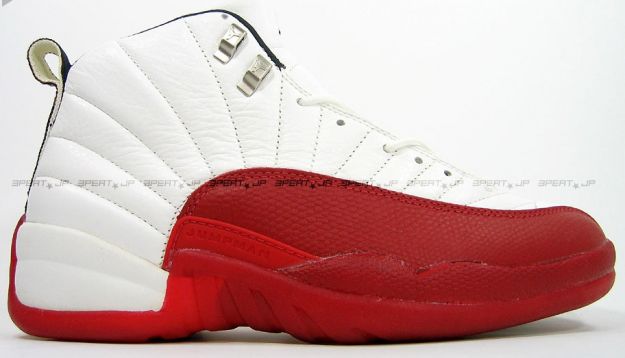 jordan xii white red