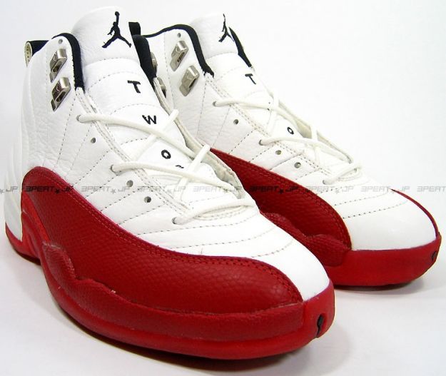 jordan 12 white varsity red shoes