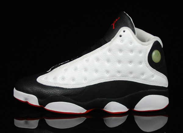 jordan 13 white true red black shoes - Click Image to Close