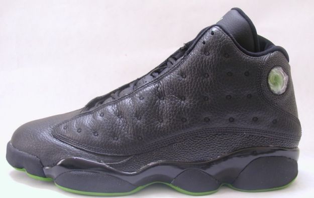 Jordan 13 Retro altitudes black altitude green shoes