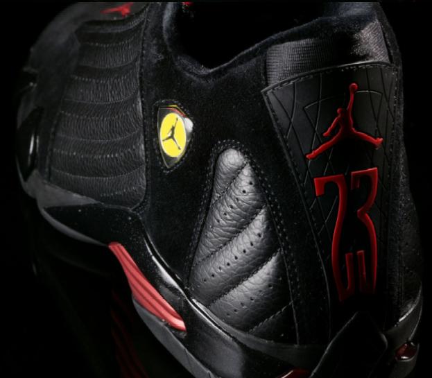 Air Jordan 14 Final Last Shot Black Varsity Red Shoes