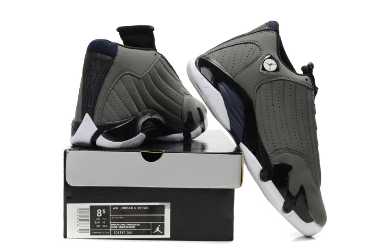 Jordan Retro 14 grey white shoes