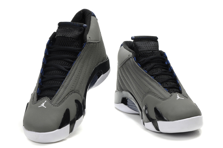 Jordan Retro 14 grey white shoes