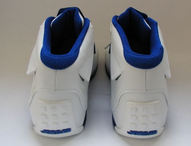 air jordan 18 white roya blue shoes