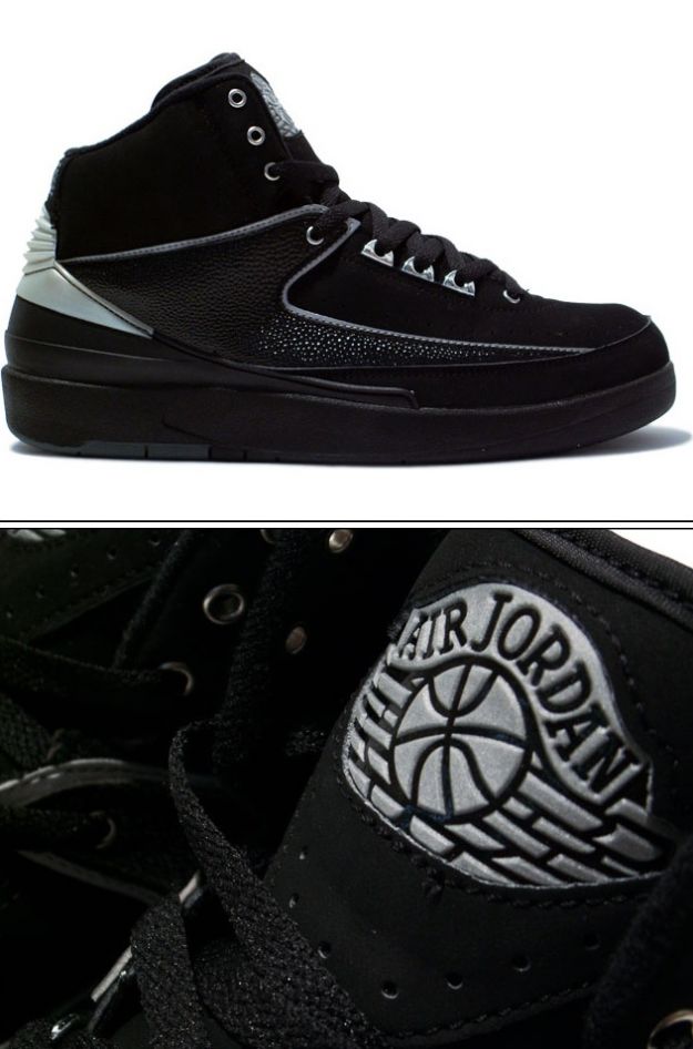 Air Jordan 2 Retro Black Chrome Shoes