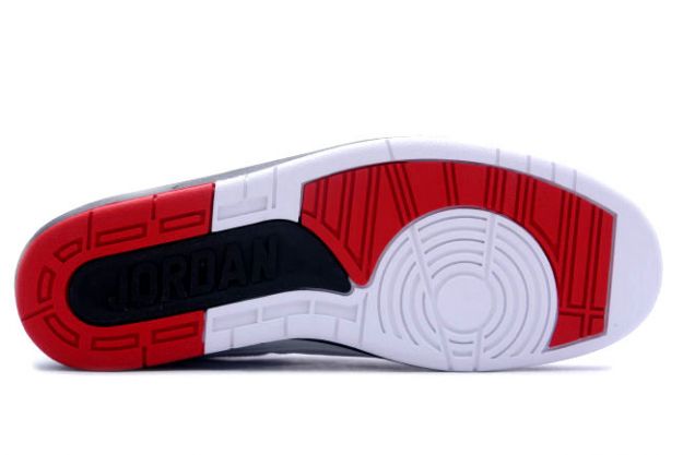 Jordan 2 Retro White Varsity Red Black Shoes - Click Image to Close